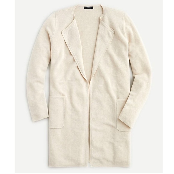 NWT JCrew Linen Juliette Cardigan - Picture 1 of 3
